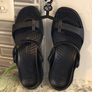 Croc sandals